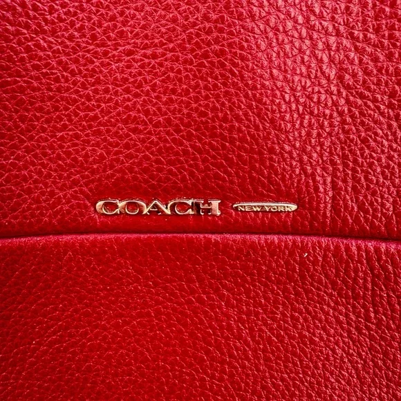 Red Coach Bag - Picture 2 of 7